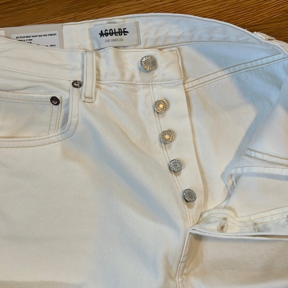 AGolde 90’s Pinch Waist Short High Rise Straight Size 26 NWT - Picture 11 of 15